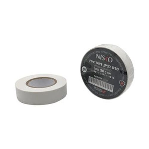 איזולירבנד לבן 20 מטר רוחב 19 ממ NISKO