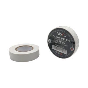 איזולירבנד לבן 20 מטר רוחב 19 ממ NISKO