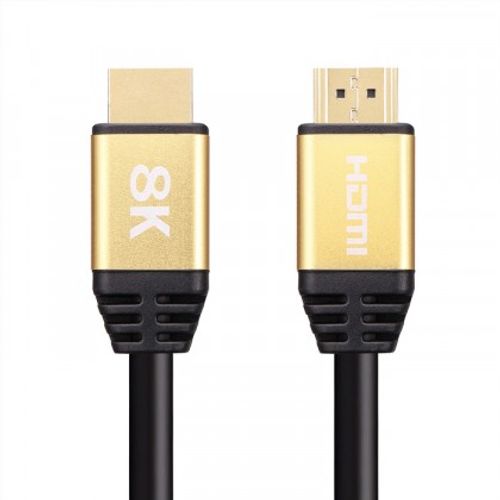 כבל HDMI עבה ראש זהב 1.8 מטר תומך 3D - בבליסטר