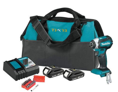 מברגת MAKITA אימפקט 1.5A 12V במזוודה כולל 36 ביטים ומקדחים