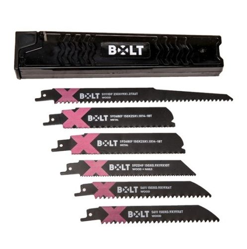 משור חרב מעורב סט 6 יחידות BOLT RS61