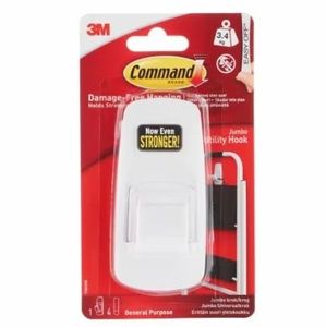 ו תליה ענק לבן דגם 3M Command™ 17004