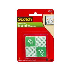 דבק דו צדדי 16 ריבועים ™3M Scotch