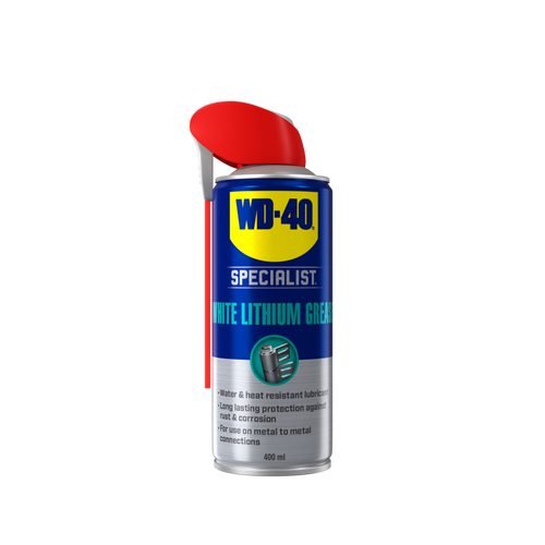 תרסיס גריז ליתיום 400 מל לבן WD40
