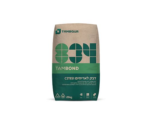 דבק לאריחים 834 TAMBOND - שק 25 קג