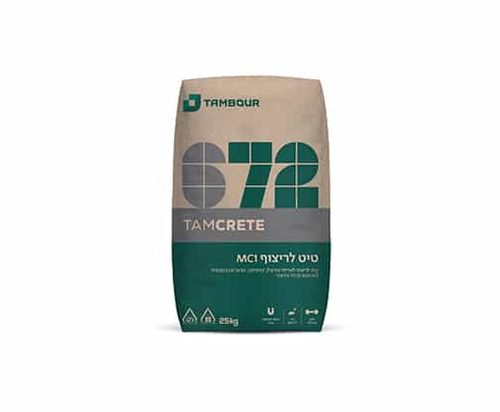 טיט לריצוף 672 אפור TAMCRETE - שק 25 קג