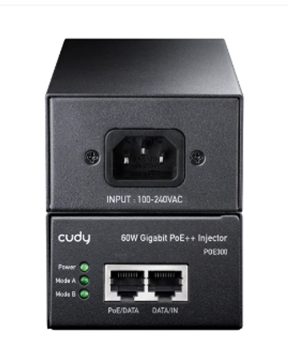 30W Gigabit PoE+ PoE Injector POE200