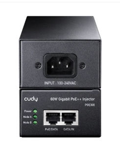 30W Gigabit PoE+ PoE Injector POE200