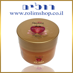 ווקס זהב לעיצוב שיער על בסיס מים חזק ICE WAX Revival