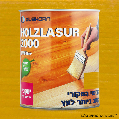 לכה לעץ גוון אורן 2.5 ליטר - לזור 2000
