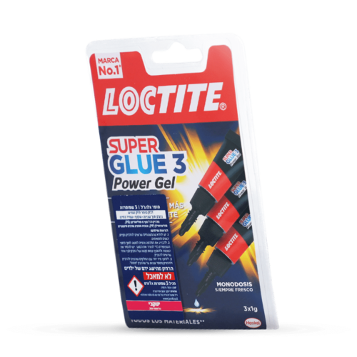 סופר גלו ג'ל - מארז 3 יחידות LOCTITE