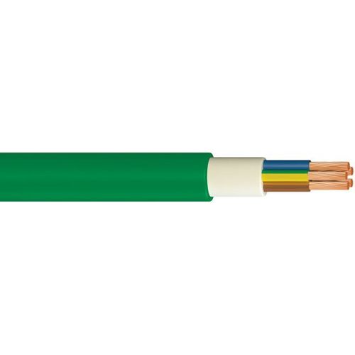 כבל חשמל ירוק N2XY FR1 3X2.5 - מטר