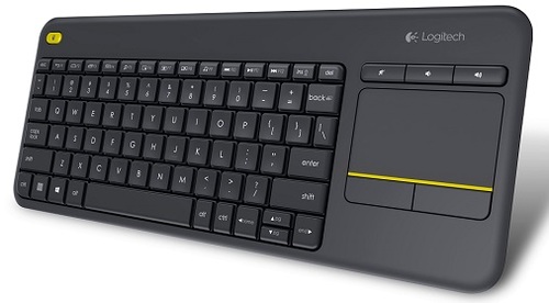 מקלדת טאצ' Logitech WIRELESS TOUCH KEYBOARD K400 PLUS 