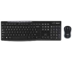 סט מקלדת ועכבר אלחוטי Logitech MK270 2.4