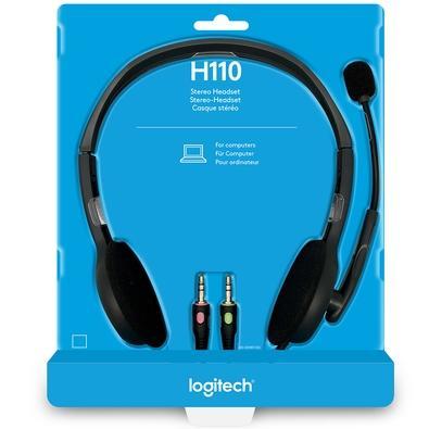 אוזניות מערכת ראש לוגיטק  Logithech H110 