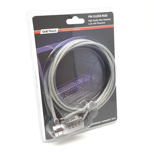 מנעול למחשב נייד עם קוד נעילה NoteBook Lock With Password Key
