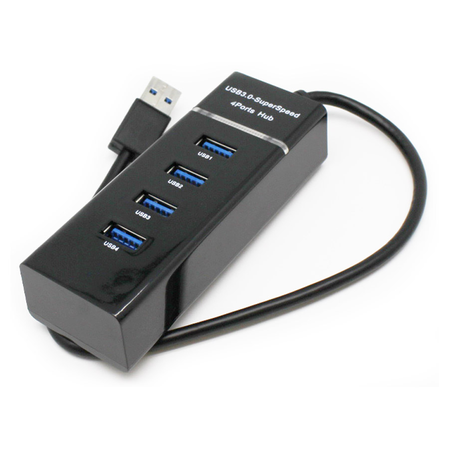 מתג פסיבי USB עם 4 יציאות Passive HUB USB3.0 – 4 Ports