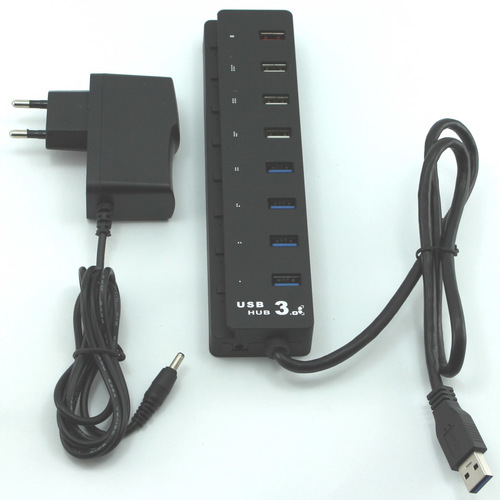 מתג אקטיבי USB עם 8 יציאות  Gold Touch ACTIVE 8Ports USB3.0 HUB