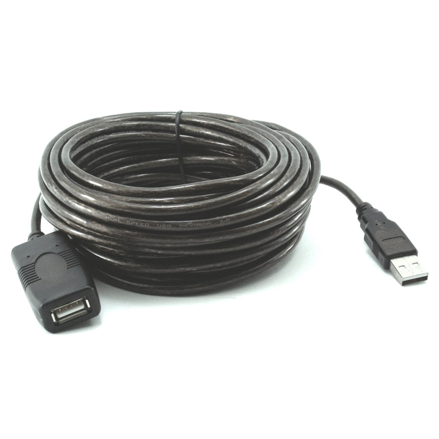 כבל מאריך מוגבר  USB2.0 אורך 10 מטר Gold Touch CH-USB-10-IC