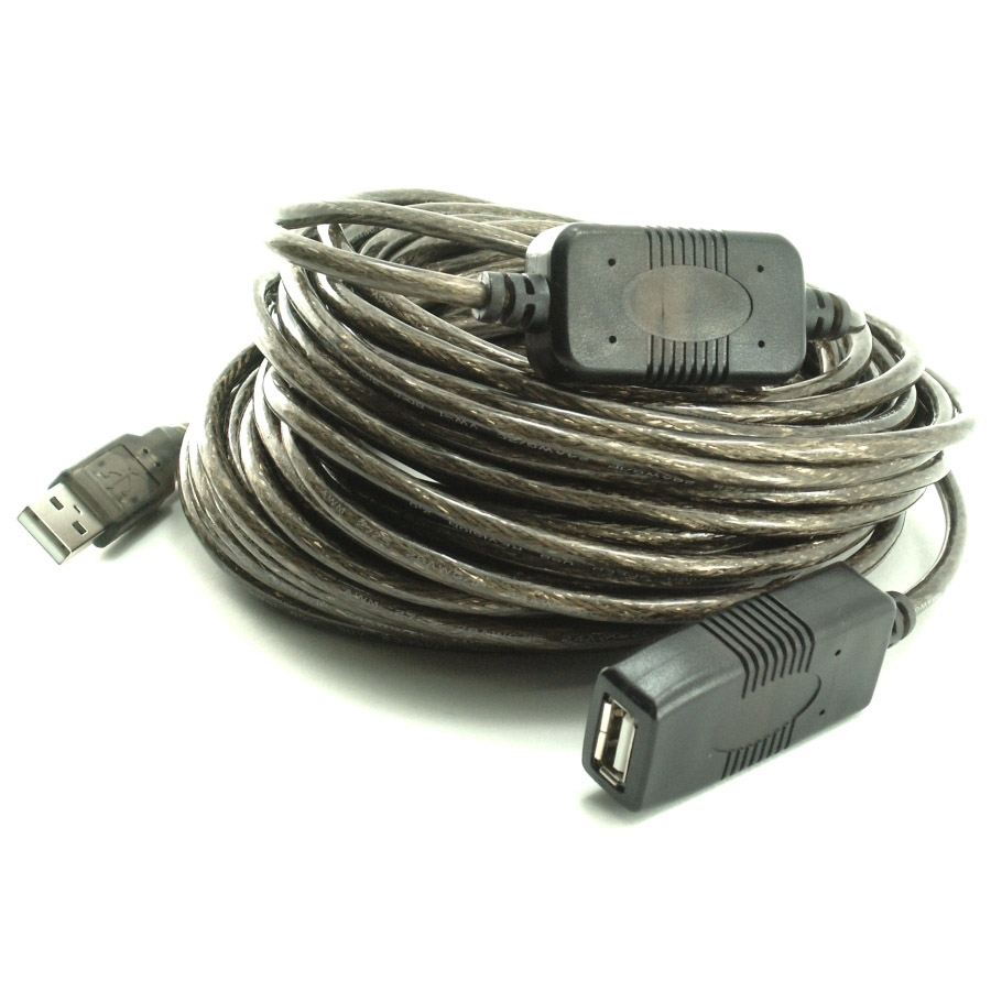 מתאם USB2.0 Extension 15m Cable w/IC