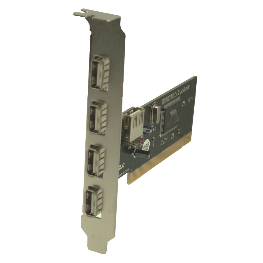 כרטיס PCI Card 4 1Port USB2.0