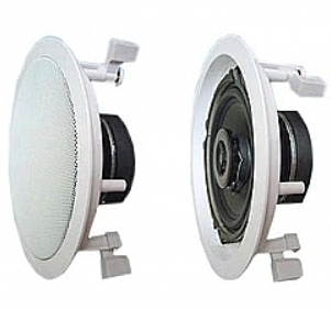 רמקול לתקרה מוזיקאלי 8 אום עגול  Pure Acoustics BOOST-44 2-Way 4"inch 100W 