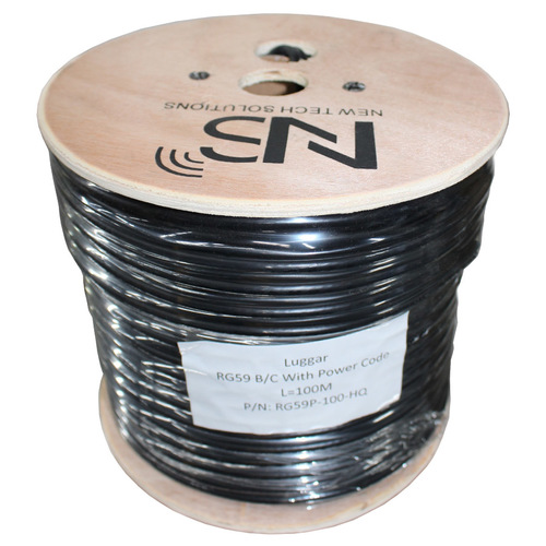 כבל RG59 wieh Power Bare Copper HQ