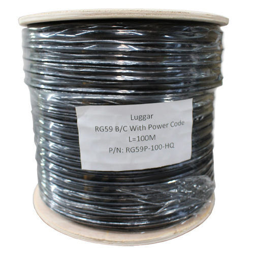 כבל RG59 wieh Power Bare Copper HQ