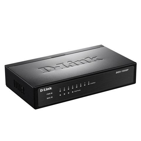 מתג   D-link DES-1008P