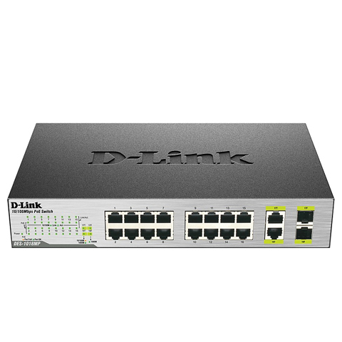 מתג   D-link DES-1018MP