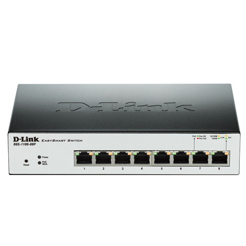 מתג   D-LINK DGS-1100-08P