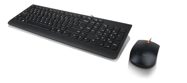 מקלדת ועכבר חוטיים Lenovo 300 USB GX30M39623 