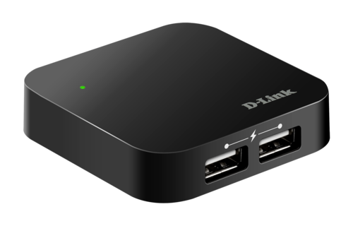 מפצל USB.2 + ספק כוח   D-link DUB-H4
