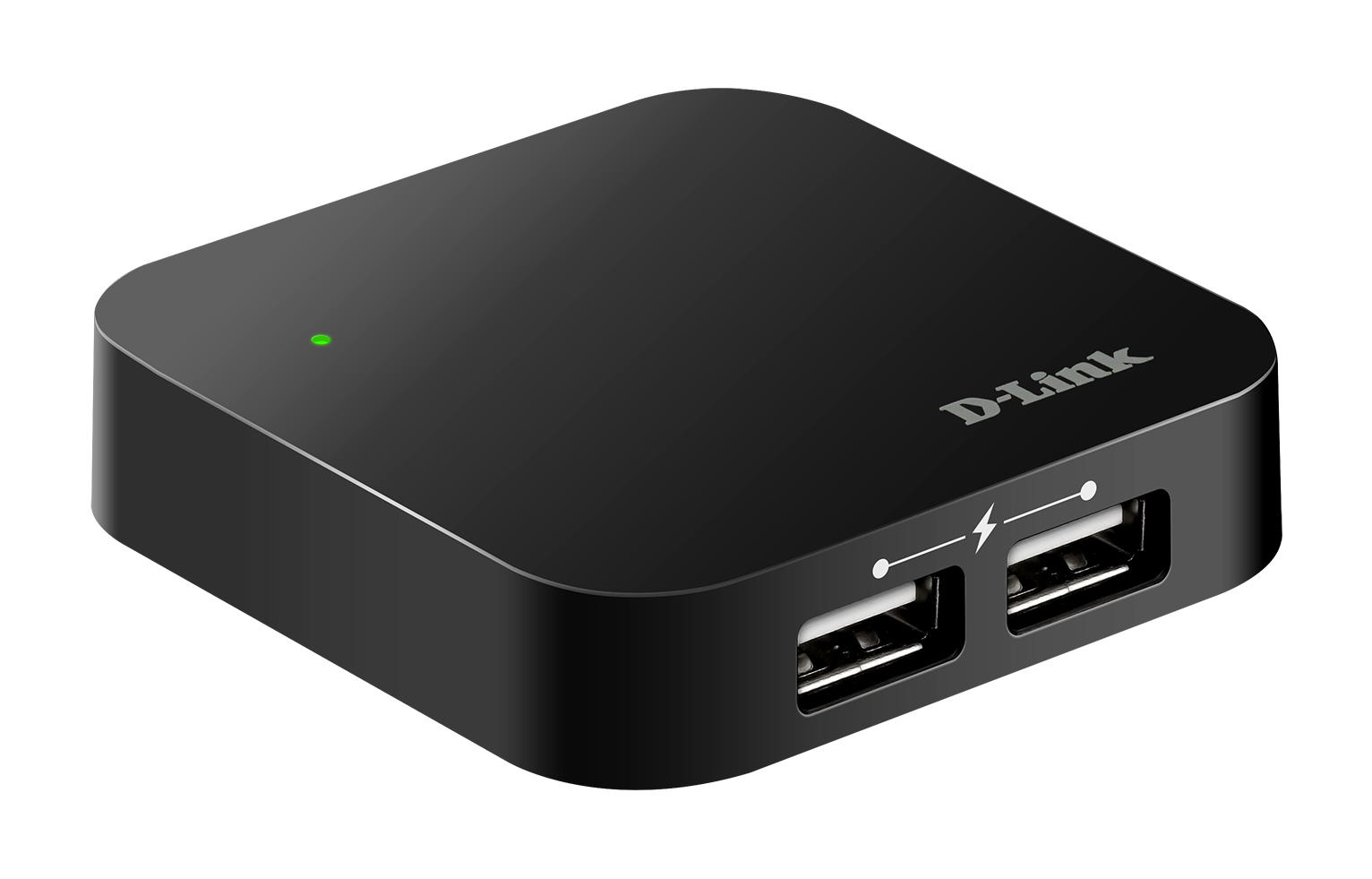 מפצל USB.2 + ספק כוח   D-link DUB-H4