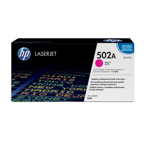 טונר מג'נטה (אדום) מקורי    HP 502A Q6473A