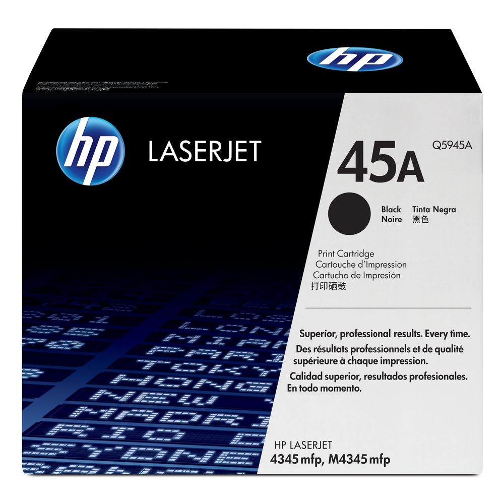 טונר שחור מקורי    HP 45A Q5945A