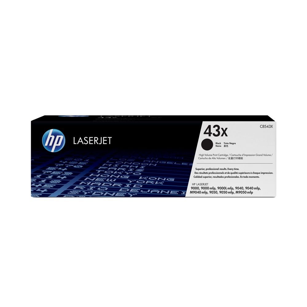 טונר שחור מקורי    HP 43X C8543X
