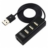 מפצל  UNITEK USB2.0 4 PURT Y-2140 שחור 