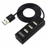 מפצל  UNITEK USB2.0 4 PURT Y-2140 שחור 