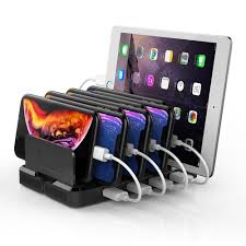 8 Port USB C Wall Charger QC 3.0 120W    USB  מפצל 