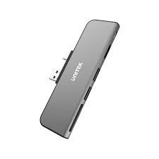 מולטיפורט + קורא כרטיסים עבור  Unitek uHUB H6+ 6-in-1 Hub   TYPE C   Surface Pro 