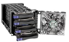 מארז לדיסק חיצוני נייד   USB3.0 & eSATA to 4*3.5"