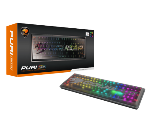 מקלדת גיימינג מכנית  COUGAR Gaming PURI RGB keyboard