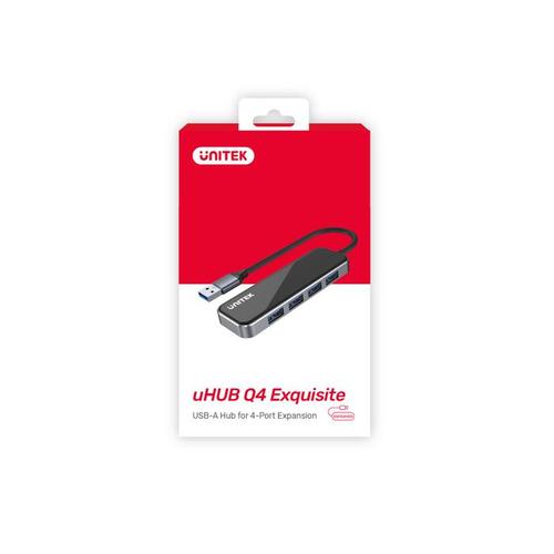 מפצל uHUB Q4 Exquisite 4 Ports USB 3.0 Hub H1109A