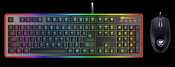 מקלדת ועכבר Cougar Gaming DEATHFIRE EX