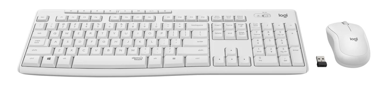 סט מקלדת ועכבר Logitech Salent wireless Combo MK295
