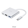 מתאם Hoco HB14 Type-c to Hdmi/Usb3.0/Type-c PD2.0