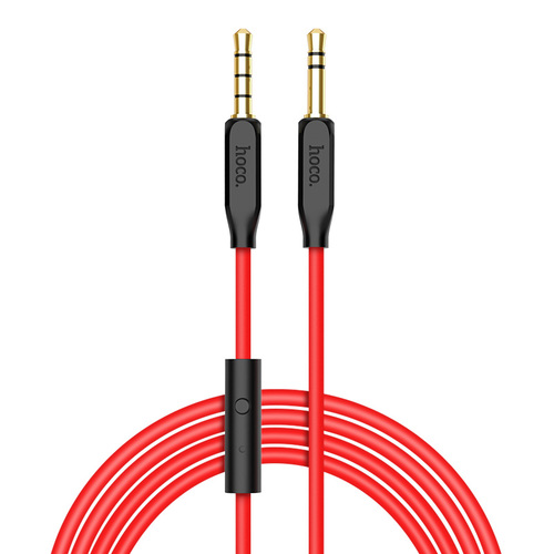 כבל Hoco Aux Audio Cable With mic & controller UPA12