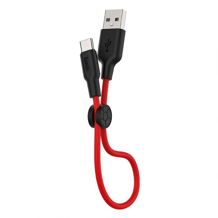 כבל טעינה ודאטה  Hoco USB to Lightning X21 Plus Silicone Data & Charging Cable 