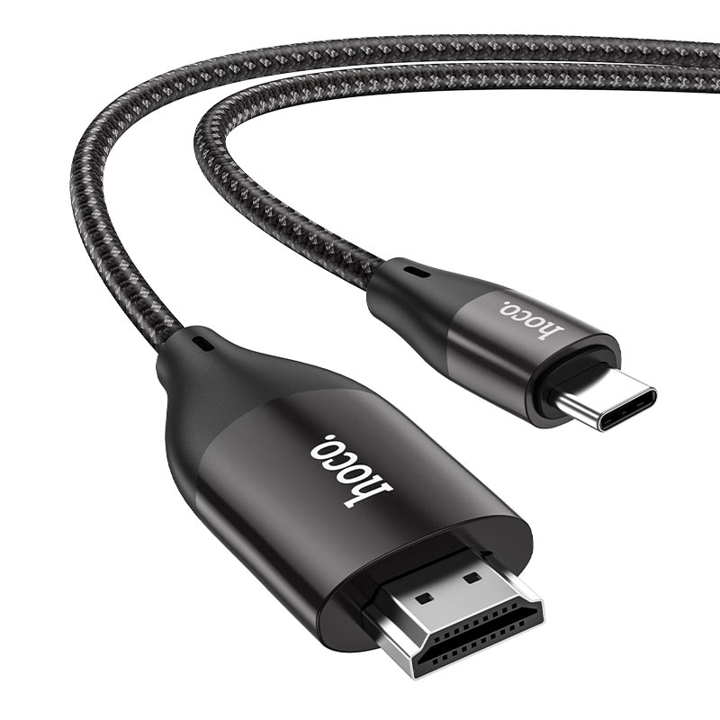 כבל מתאם לתצוגה Hoco UA16 Type-c to hdmi 4k